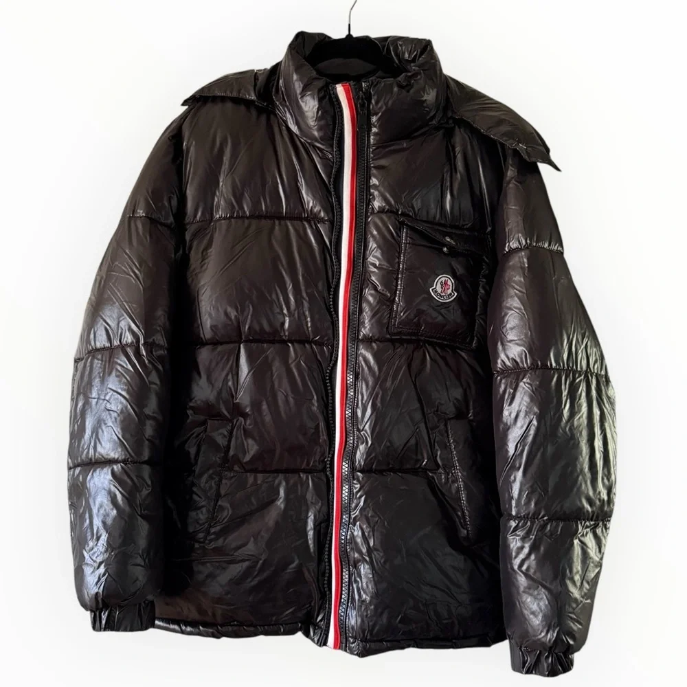 Moncler Montbeliard Giubbotto Puffer Coat black size Medium Unisex - Picture 3 of 16